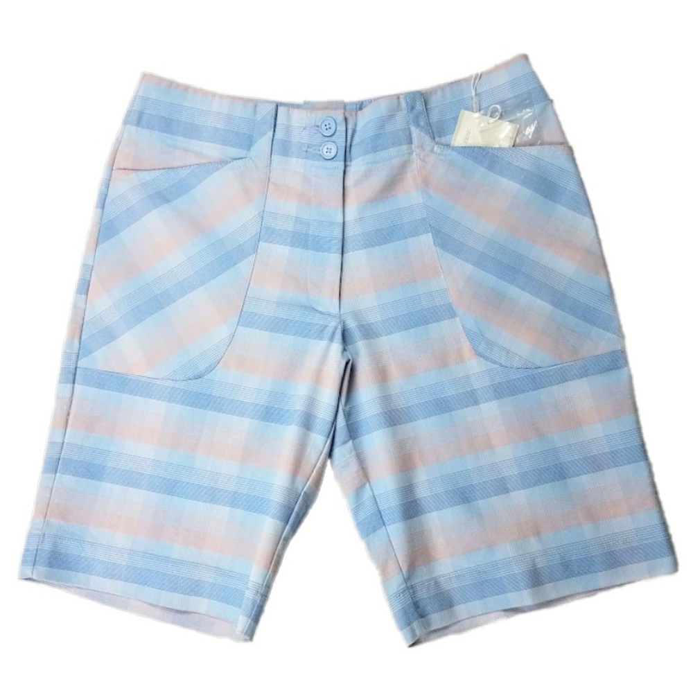  NEW NIKE Golf Plaid Short